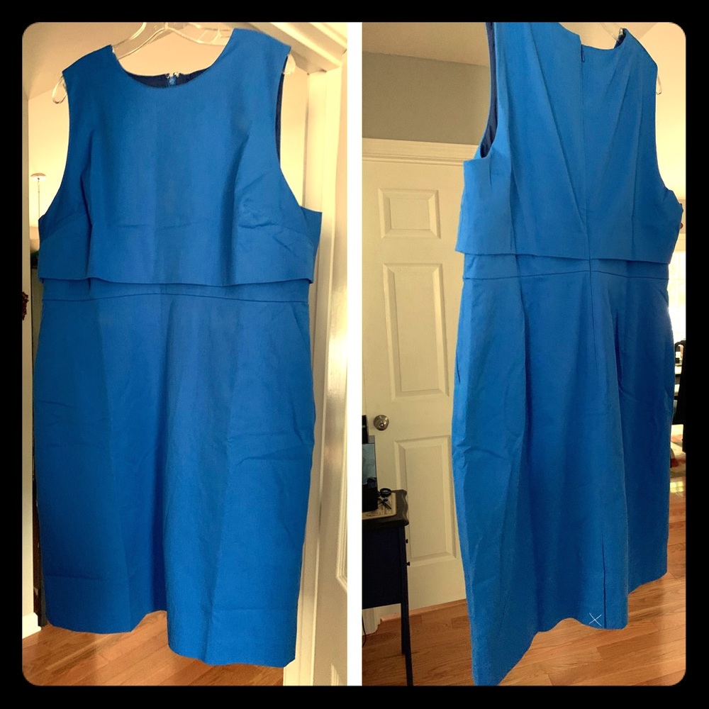 JCREW Going Places Sheath Suiting Sleeveless Dress